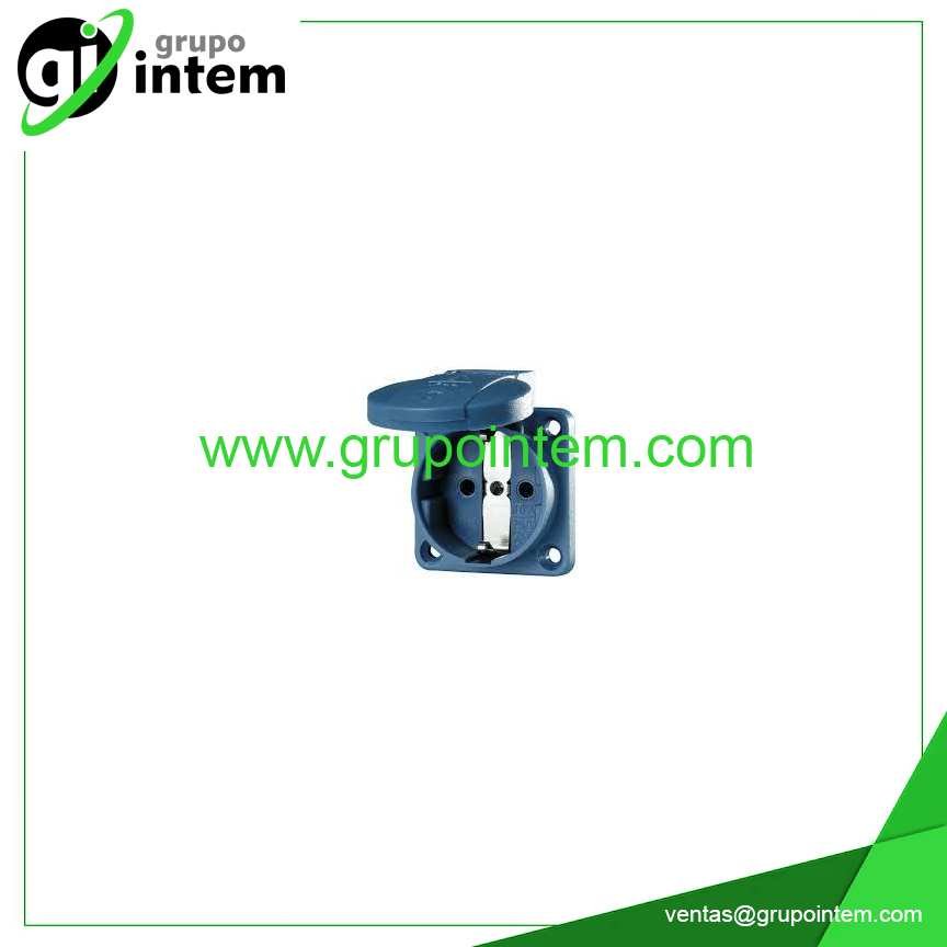 TOMACORRIENTE EMPOTRABLE SCHUCO 16A 2P+T 250V