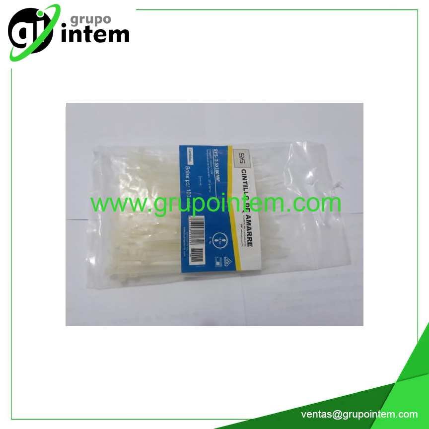 CINTILLO DE NYLON AMARRE 100X2.5MM (10CM) 4´´