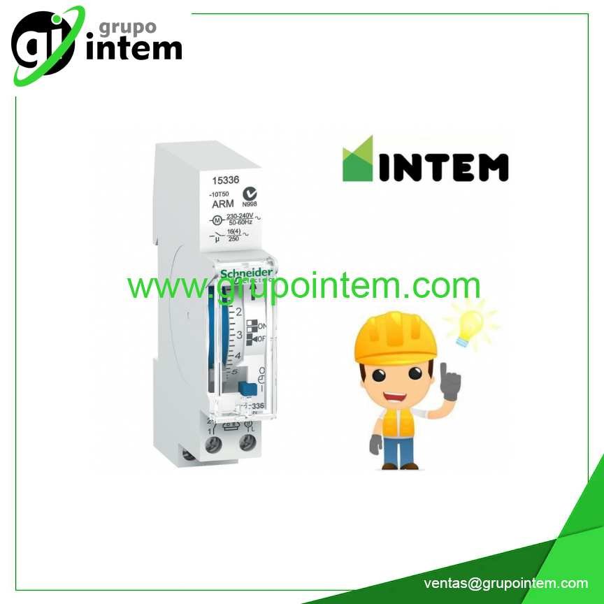 INT.HORARIO ANALOG. IH DIARIO, 16A, 1NA, 100H/RES. 18MM