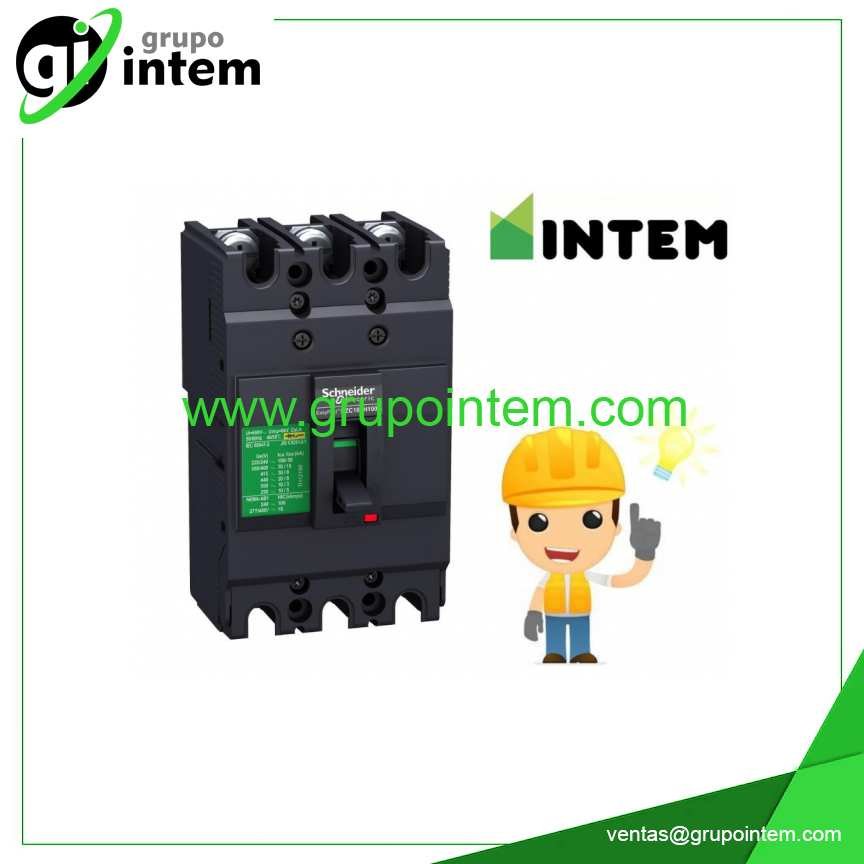 INTERRUPTOR TERM EZC100N 3PX20A 25/18/10KA EN 220/380/440V