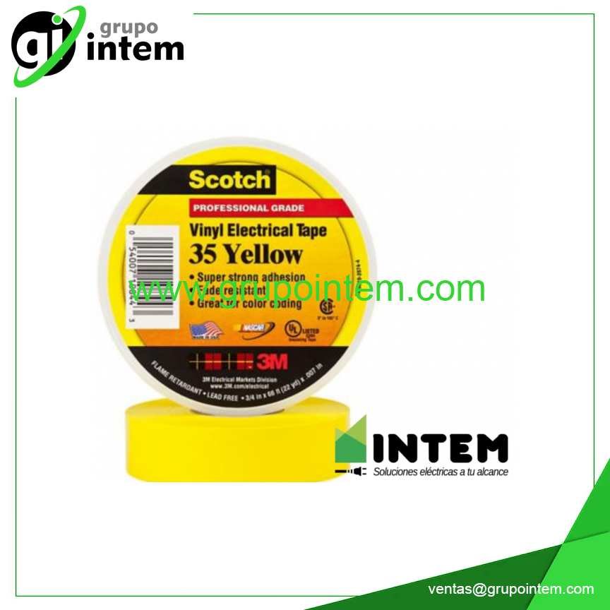 CINTA VINILICA SCOTCH 35 AMARILLO